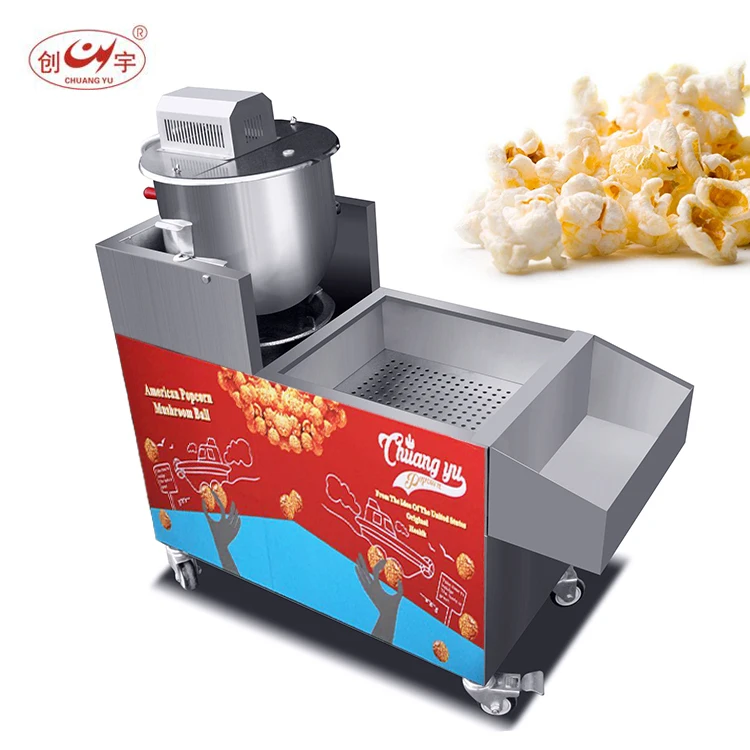 Moving Popcorn Alibaba.com: Chuangyu High Production Gas Caramel Popcorn Machine with ...