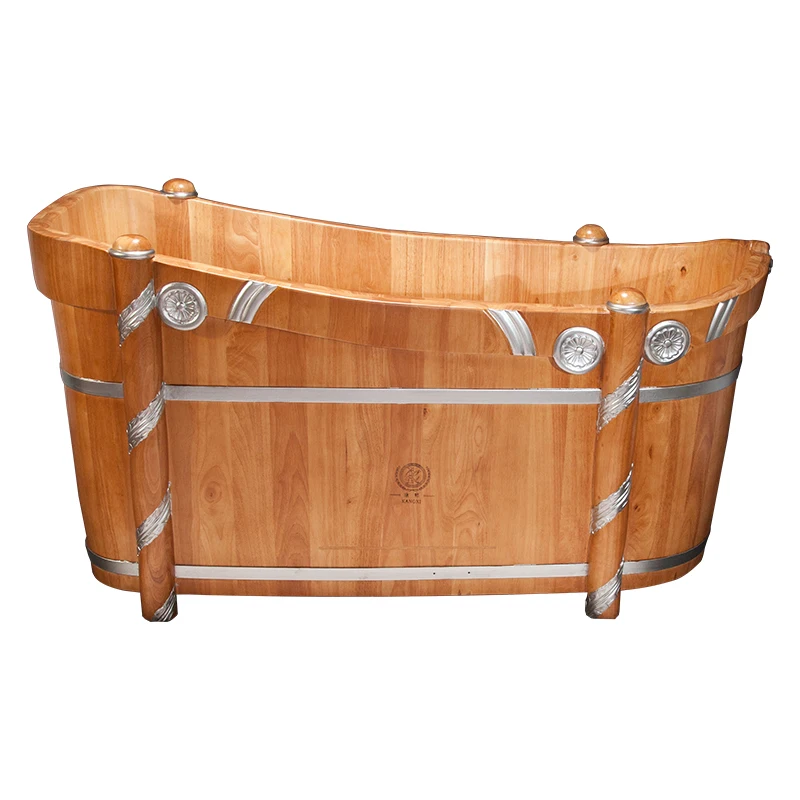 Wholesale Wooden Bath Barrel Bathtub Wooden Steam Foot Sauna Bathtubs