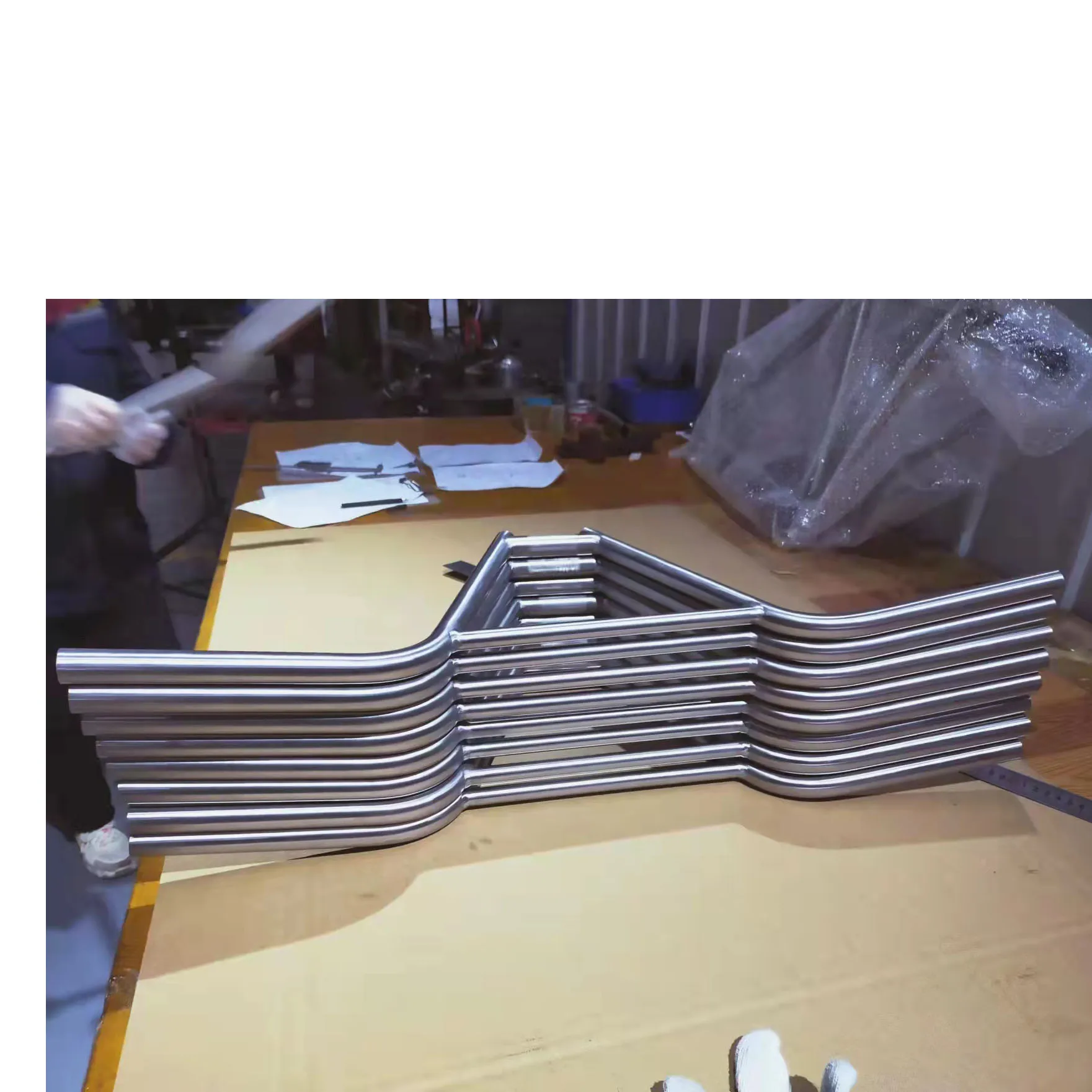 Factory Price of Customization Titanium Bmx Handlebar for Bmx Titanium 4 Pieces bar Silver