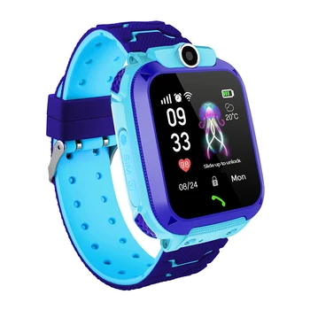 New Model Q12 Kids Smart Watch GPS SOS IP67 Waterproof Children's Digital Watch Cartoon LED Digital Watch