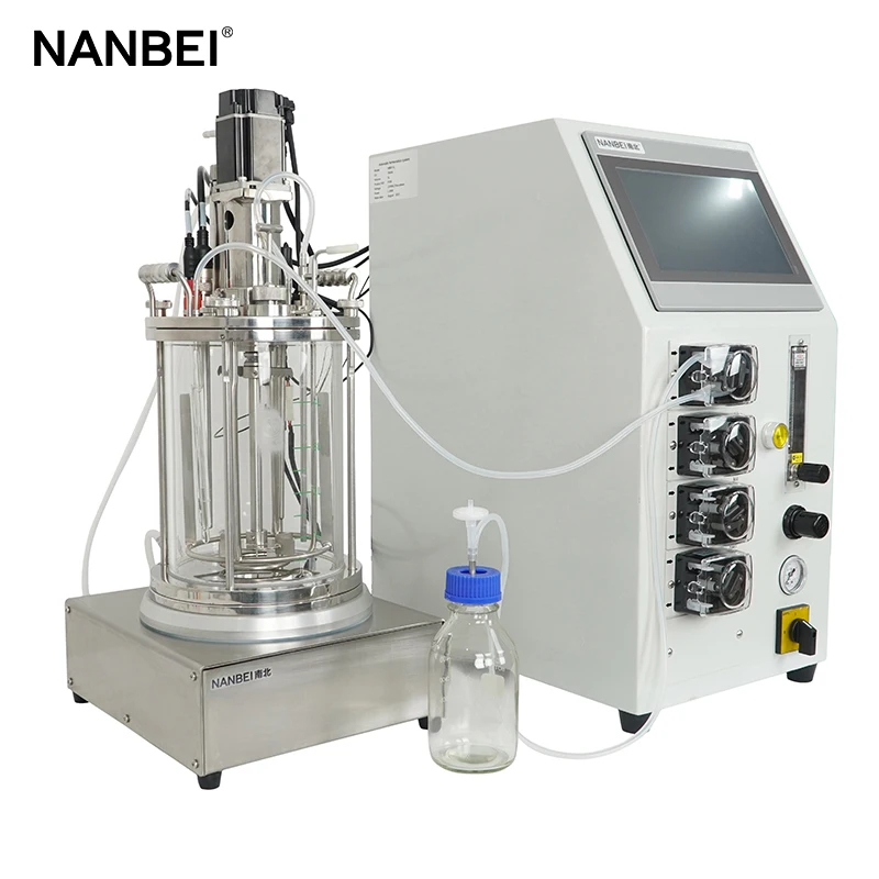 cuve de fermentation de laboratoire en acier inoxydable/bioréacteur - Chine  Réservoir sous pression du réservoir de lait, fermenteur