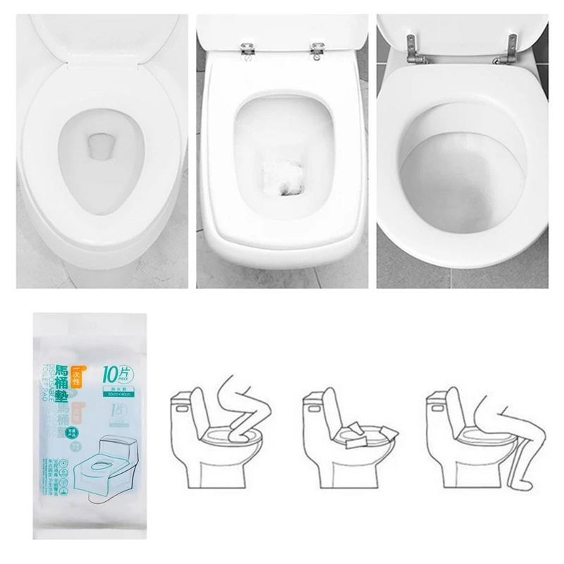 Travel Disposable Paper Toilet Seat Cover Protector Biodegradable