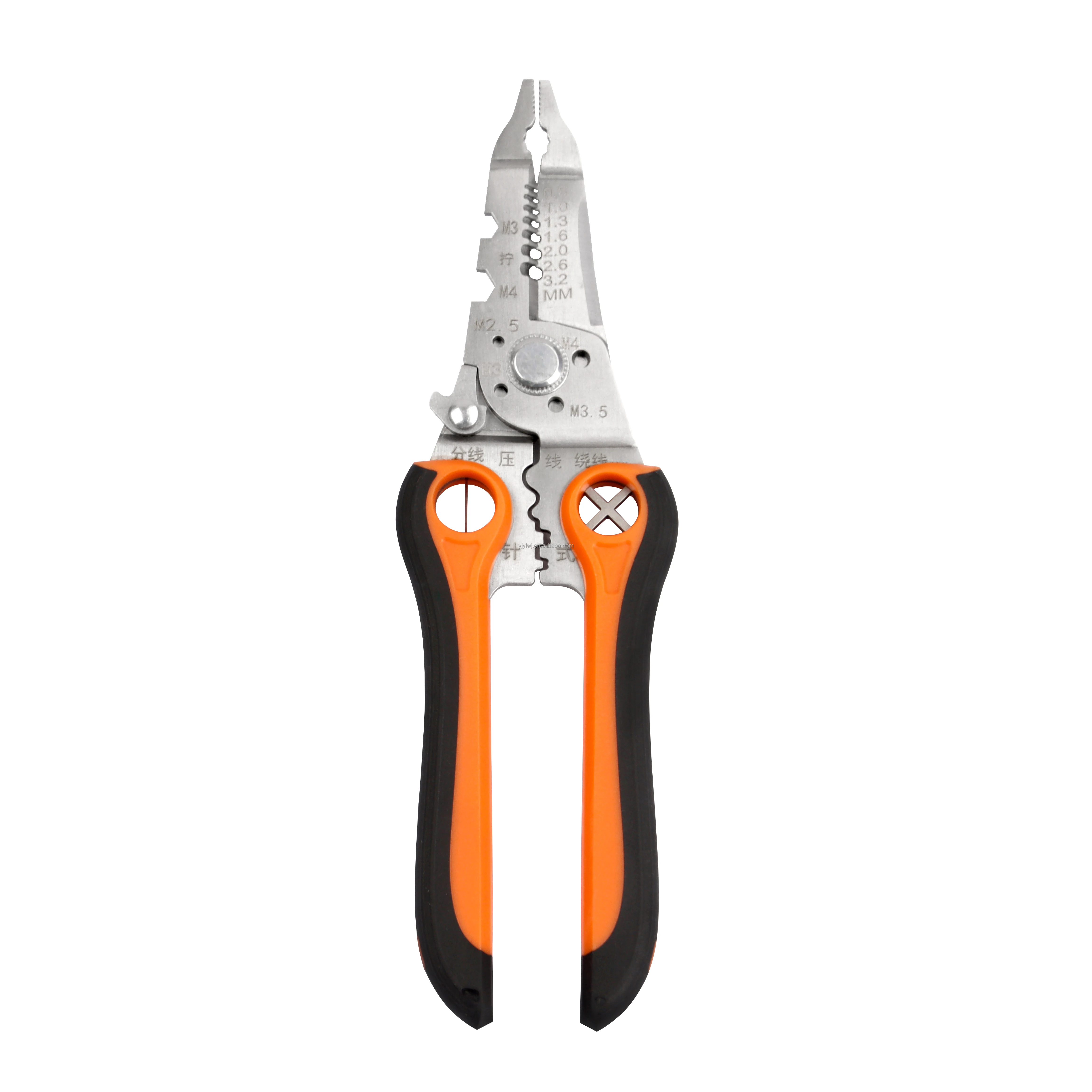 Electric Cutter Tool Crimping Pliers Cutting Wire Stripper Crimping Pliers Wire Stripper Tool for Drill Ratcheting Cable Cutter