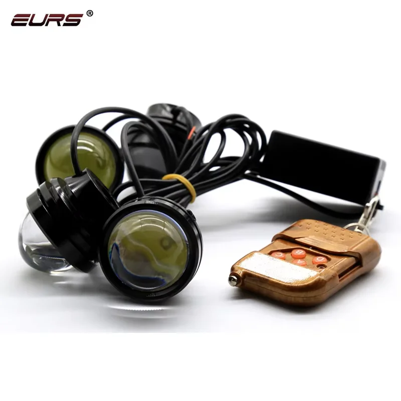 EURS Eagle Eye 15W High Power Fisheye LED Reverse Lights Automobile Bovine Eye Lamp Led Light Bulbs