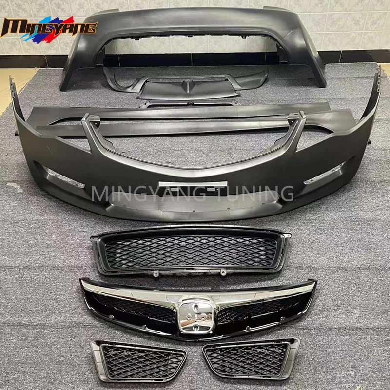 High Quality PP Plastics Type R Design Car Bumpers Bodykit for Honda Civic 2006-2011 to FD2 Bodykit