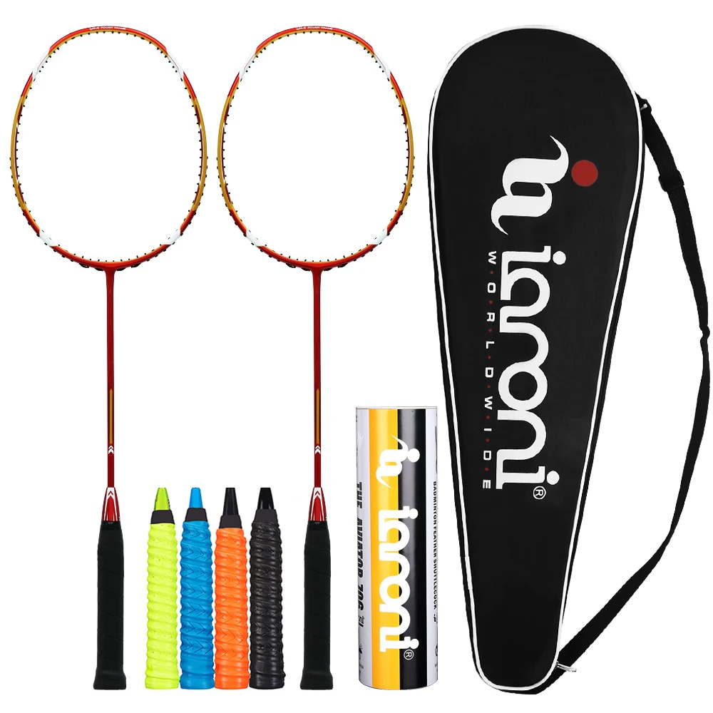 Настраиваемый Логотип из углеродного волокна 2 шт. 7u набор ракеток для