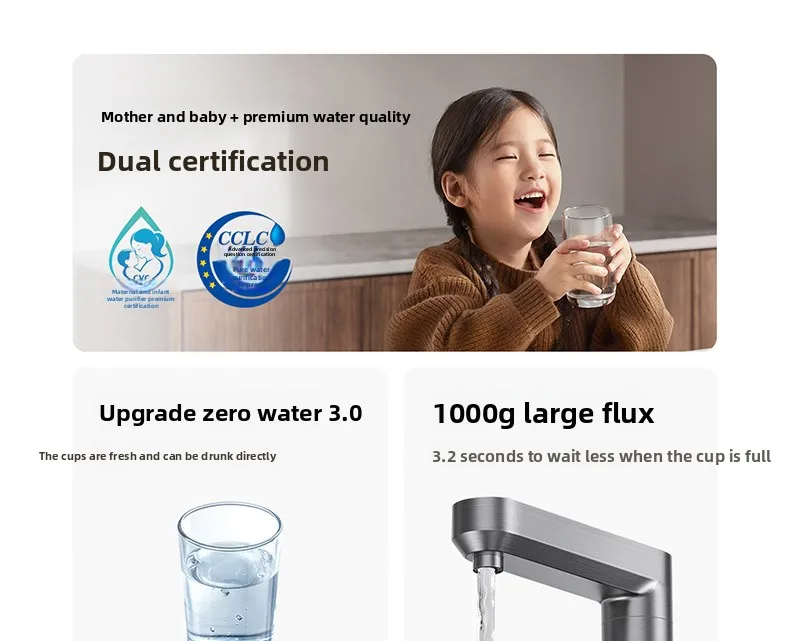 xiaomi s1 water purifier household reverse osmosis filter direct drinking-3