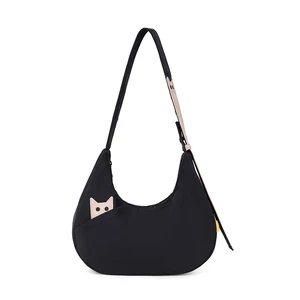 NOXXON Original Design Hobo Bag Casual Crossbody Shoulder Bag Nylon Dumpling Bag with Adjustable Strap for Daily Life