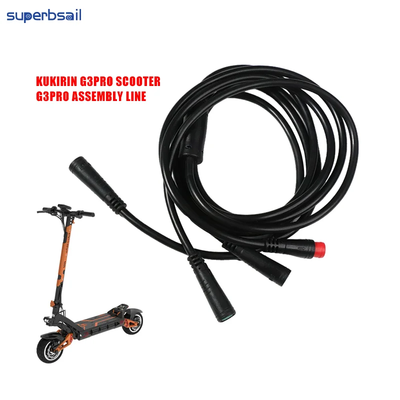 ridefixing high quality nieuwe geïntegreerde lijn voor kugoo kukirin g3 pro elektrische scooter geïntegreerde lijn vervanging accessoires