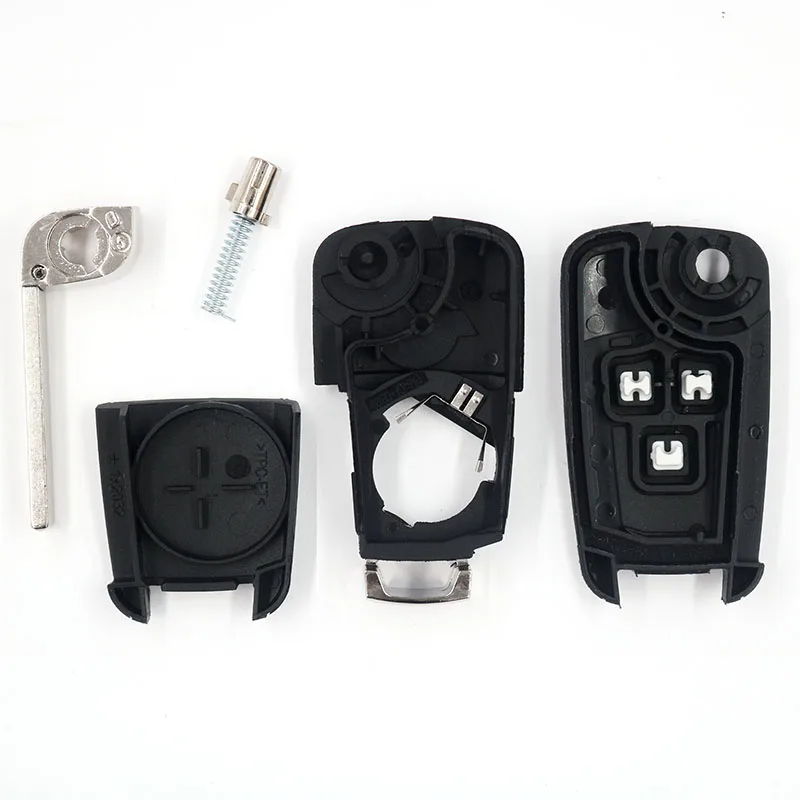 Car Key Accessories Car Key Cover Replacement Key case with Blade Fit for Buick Opel Chevrolet 3 Buttons