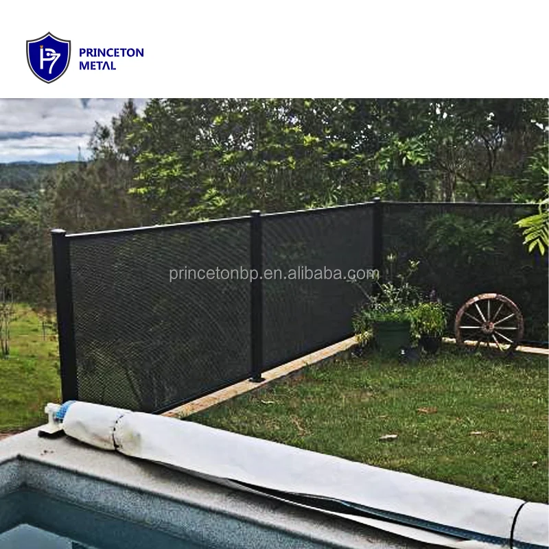 Ventilated Style Powder Coated Perforated Aluminum Alloy Privacy Pool Fence Panel