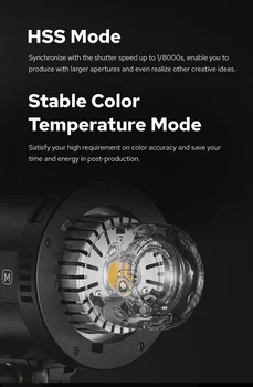 Godox QT400III 400Ws GN65 1/8000s High Speed Sync Studio Flash Strobe Light Photography Lighting detail image