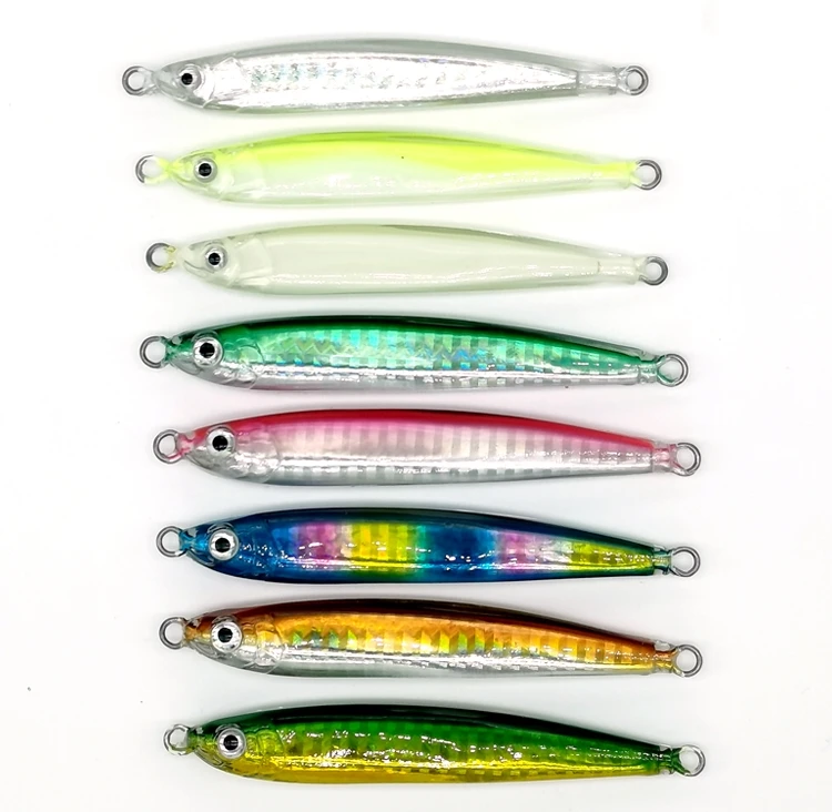 Oem High Quality Epoxy Jigs 12g56g Fishing Lure Fast Sinking Pencil