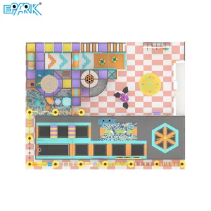 Amusement Park Customized Equipment Play Center Indoor Playground Trampoline For Kids Adult