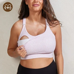 Hot Selling Custom logo Nursing Bra Breathable Convenience Maternity Pregnancy Sports Yoga Sportswear Pregnant