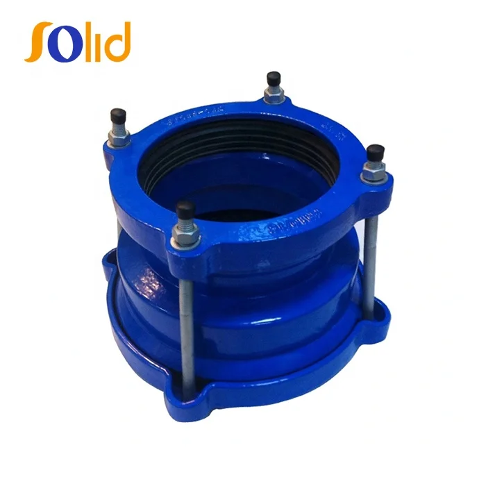Ductile Iron Universal Flexible Flange Wide Rang Coupling (used for DI pipe, steel pipe, PVC pipe)