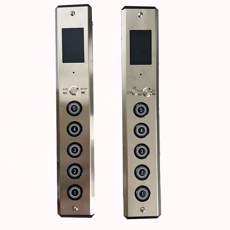 5 Stops Hydraulic Elevator Call Board Elevator Operation Panel Cargo Elevator Control Box Dumbwaiter Display Panel