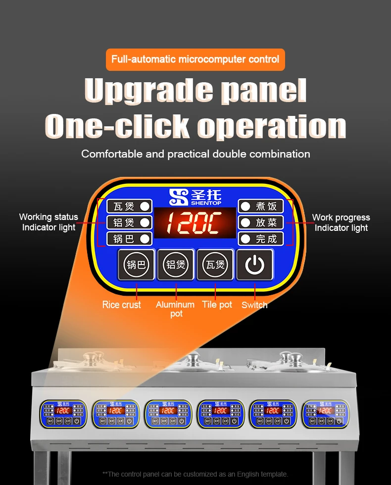 Stainless Steel 4burner Gas Stove Popular Industrial Gas Stove 2