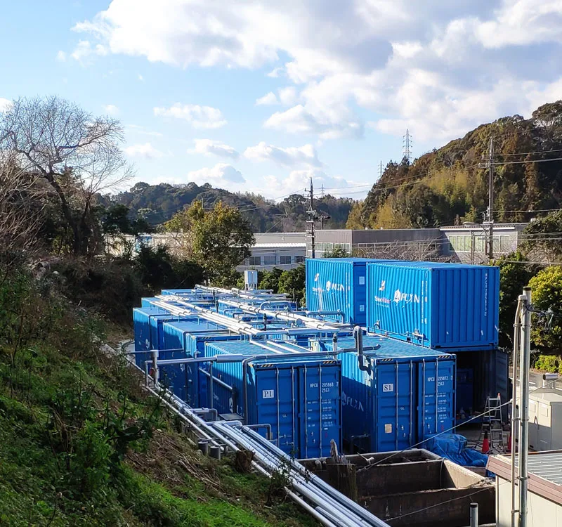 Anaerobic Digestion Process Digester Tank Containerised Biogas Plant to Generate Electricity 10KW