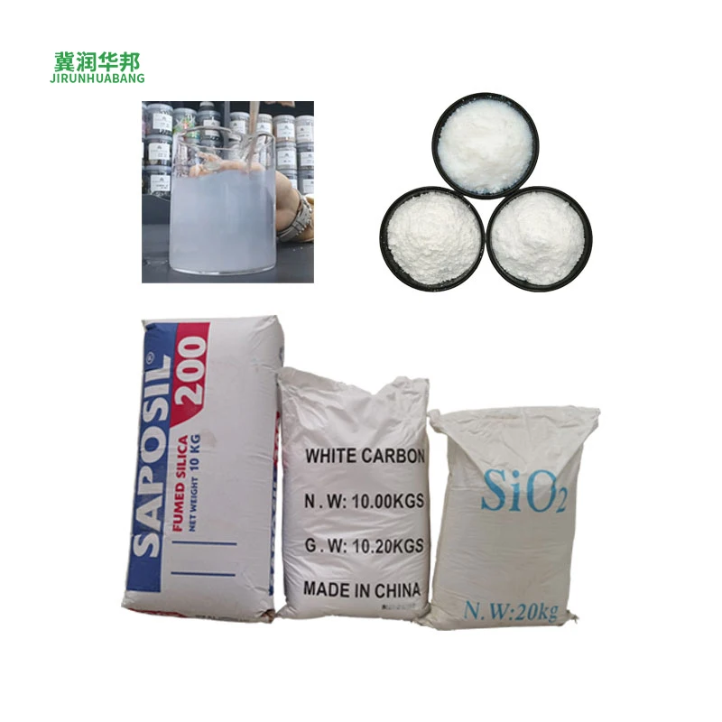 Runhuabang Industrial Grade Amorphous Nano SiO2 Fumed Silica Silica Dioxide for Paints and Rubber Defoamer