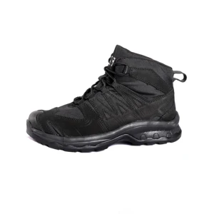 Men's High Quality Training Shoes Mid-top Anti-slip Trekking Boots Nubuck Leather Trail Shoes Lightweight Tactical Footwear