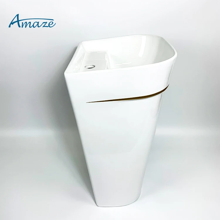 Ceramic sanitary ware art basin New design washbasin sink Bathroom washbasin wall hung basin details