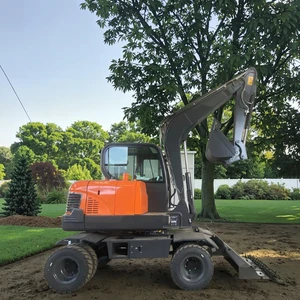 6ton Small Wheeled Excavator As Bucket Wheel Excavator with Low Price for Sale