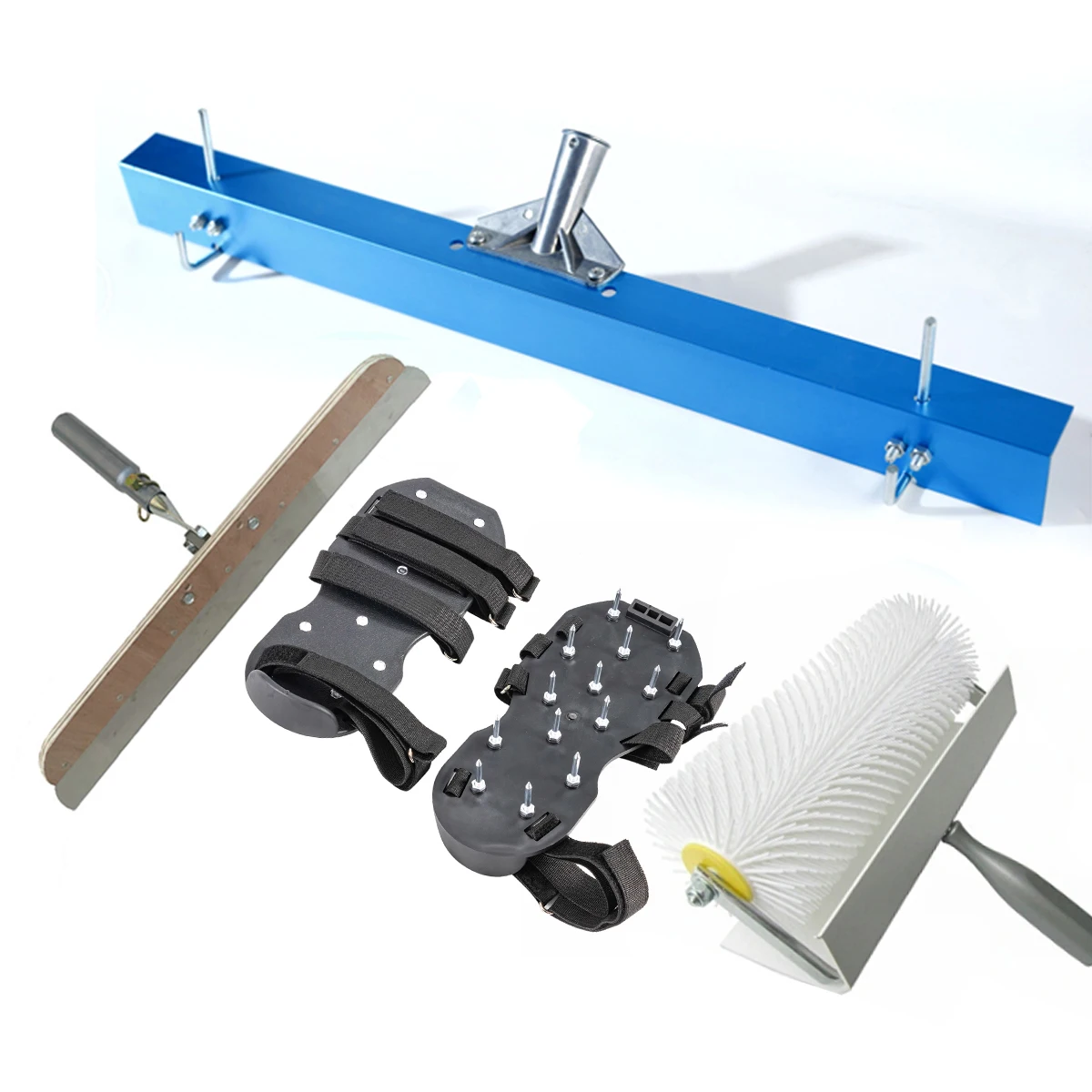 24" Concrete Self Leveling Tools Finish Equipment Aluminum Gauge Rakes