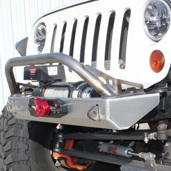 Aluminum Front Bumper With Stinger For Jeep Wrangler Jk Parts - Buy Front  Bumper For Toyota Yaris Product on 