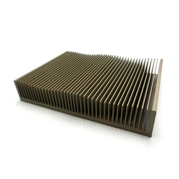 Factory Price OEM Design Extrusions Customized Industrial Aluminum Heatsink Profile Black Coated Machined Heatsink