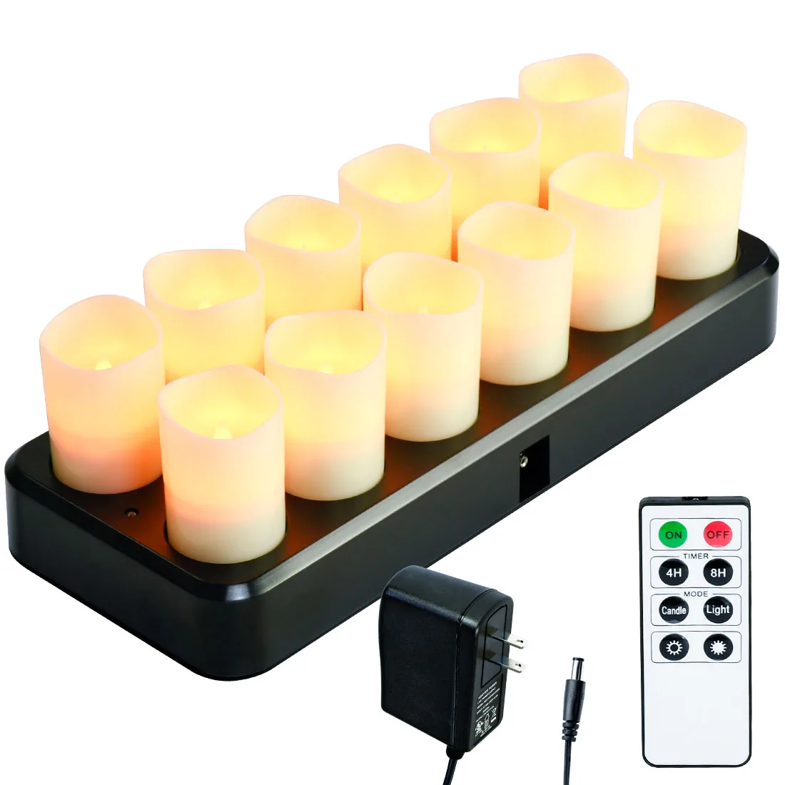 Safe Unlimited Induction Charging LED Flameless Votive Candles