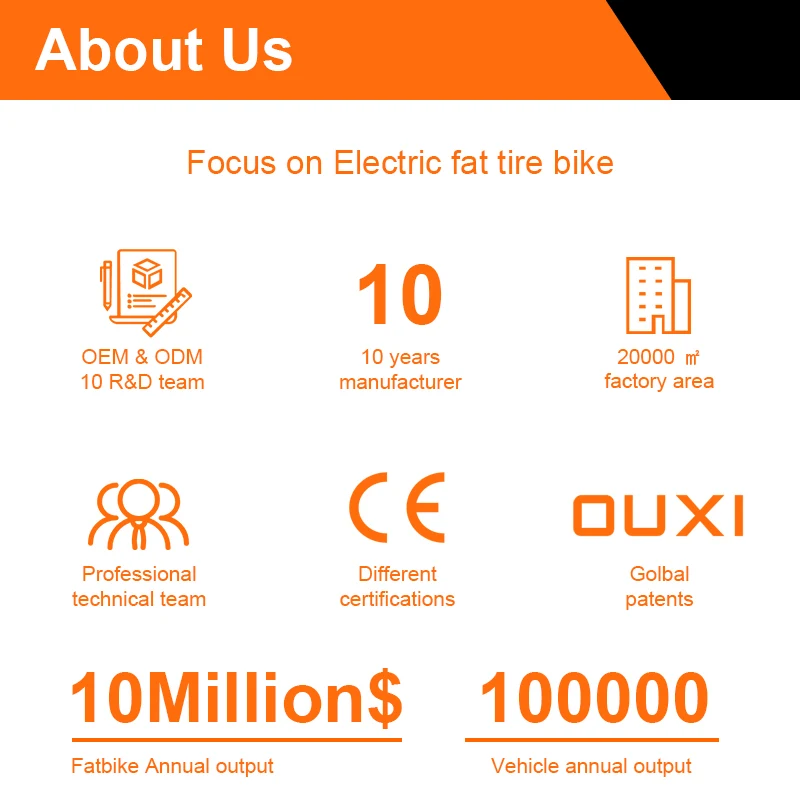 OUXI H9 Electric Hybrid Bike Fat Tire E-Bike With 250w/1000w Fatbike Hydraulic Brake EU Warehouse for City Riding