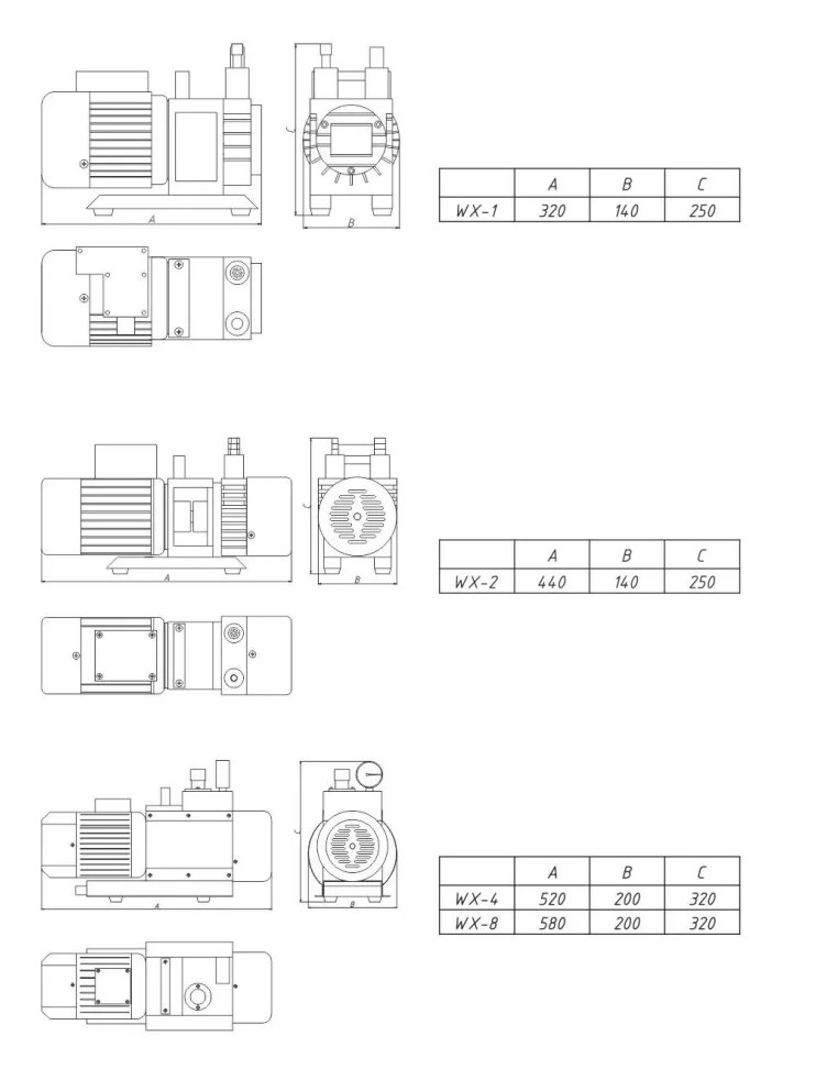 Oil Free Rotary Vane Type Vacuum Pump 40 Cfm Dry Vacuum Pump Buy