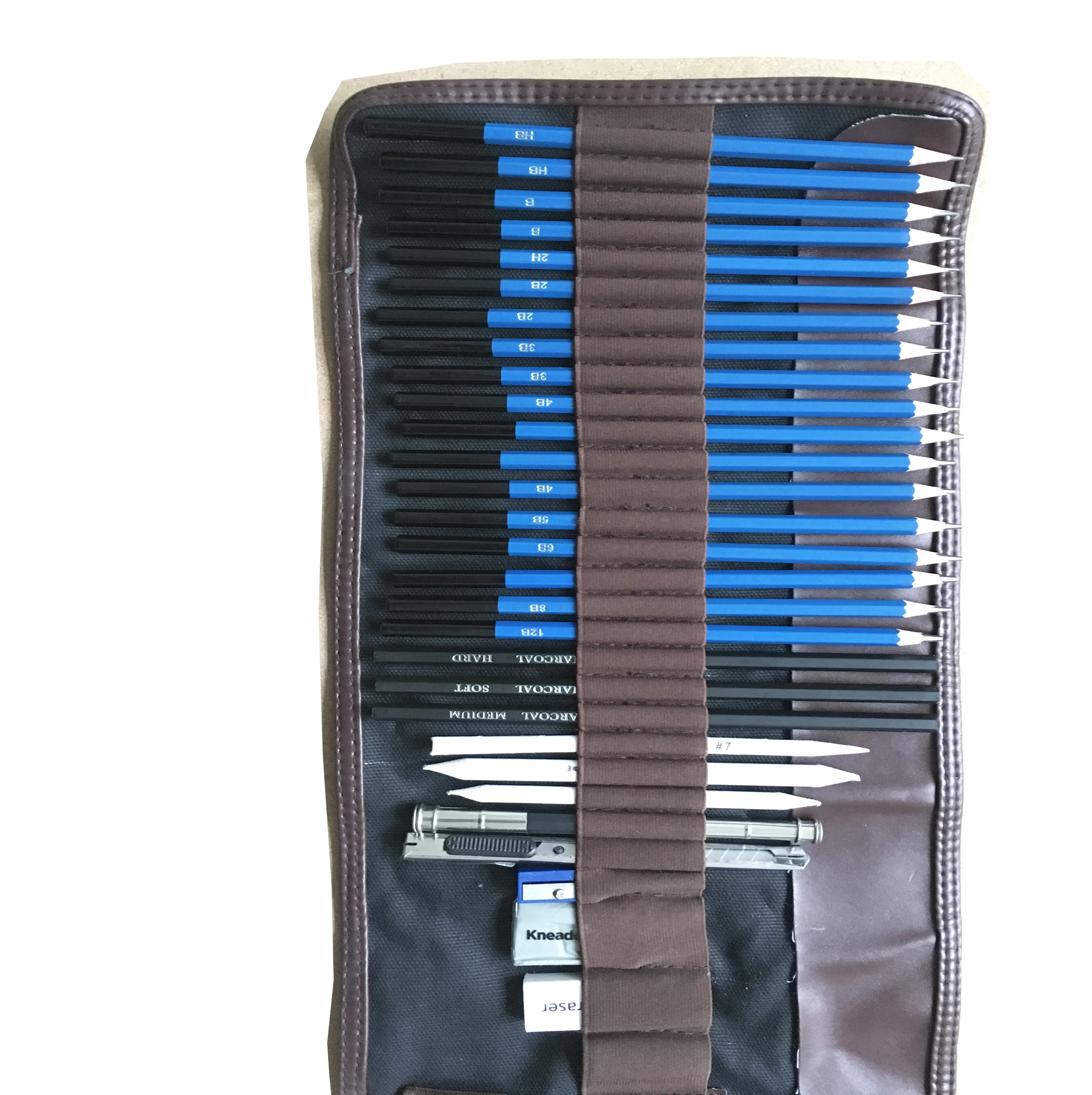 30pcs Sketch Drawing Set with Sketch Pencils and Eraser