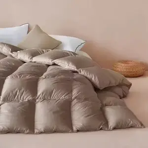 Luxury Customized Fully Goose Down Feather Duck Down Feather Hotel Color Duvet Insert Hotel Quilt Comforter for Hotel and Home