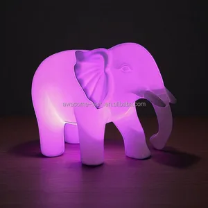 Large Outdoor LED Light with Elephant Motif IP65 Rated for Christmas and Halloween