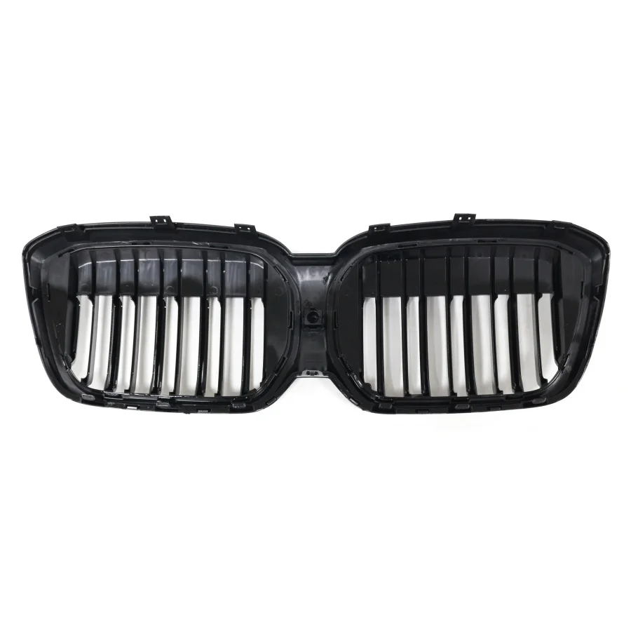 product tiypeor car gloss black double slats 3 colors grill bumper kidney mesh grille for bmw ix3 2020 2023-8