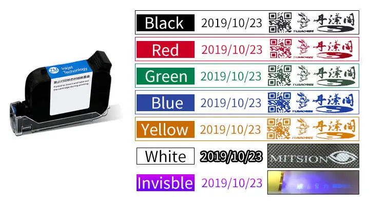 Good Quality Inkjet Printer Ink Handheld Inkjet Printer Ink Cartridge ...