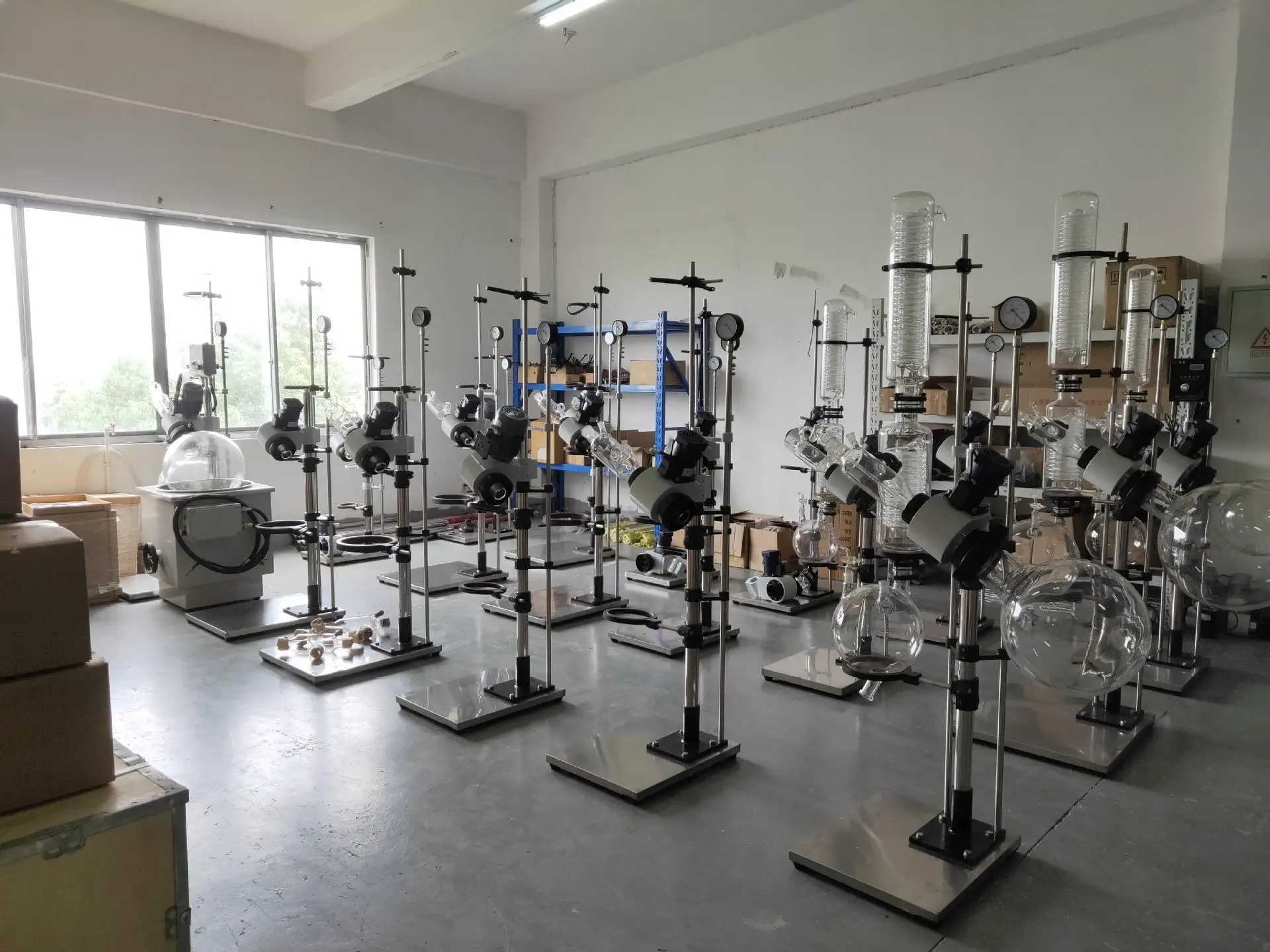 Xianglu 10l Laboratory Jacketed Glass Reactor Portability Customized ...