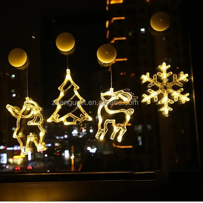 Christmas Tree Background Decoration Led Lights Merry Xmas Creative