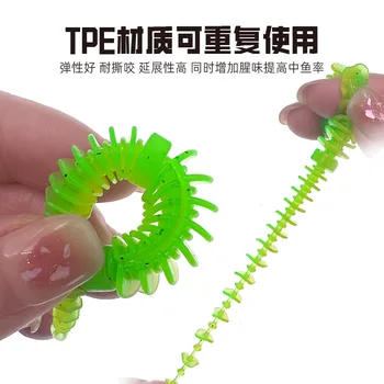 8cm 2g Anti-Thread Needle Tail TPR Large Big Game Plastic Swimbait Deep Sea Fish Gear Soft Fishing Lure Bait – Soft Lure – view 4