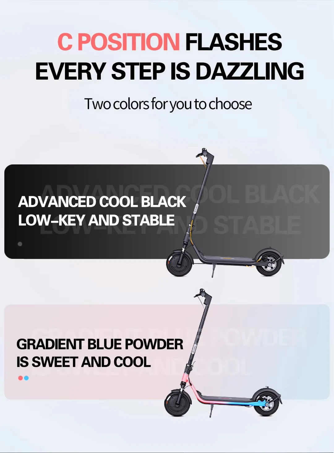 New Arrival Ninebot Mountain Super Fast Powerful Electric Scooter 25Km/h 300W  for Adult