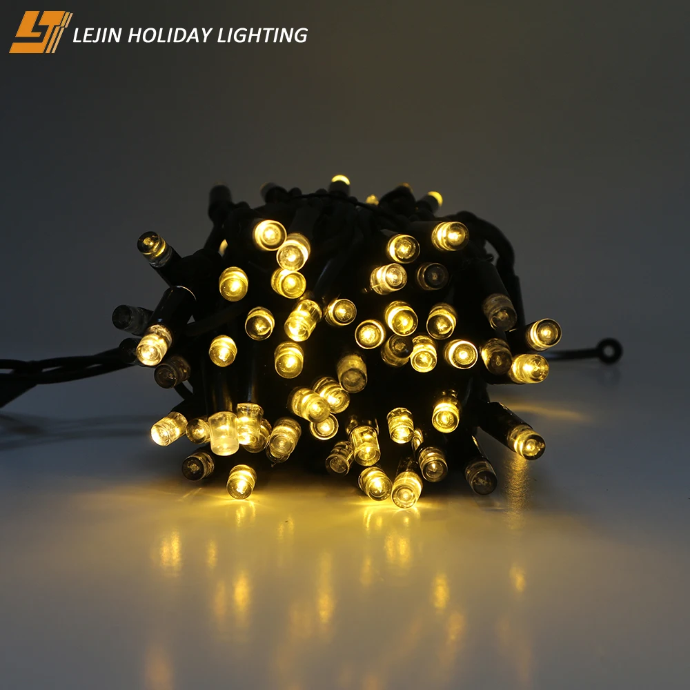 Christmas Decorations Rubber Wire Christmas Led String Light For