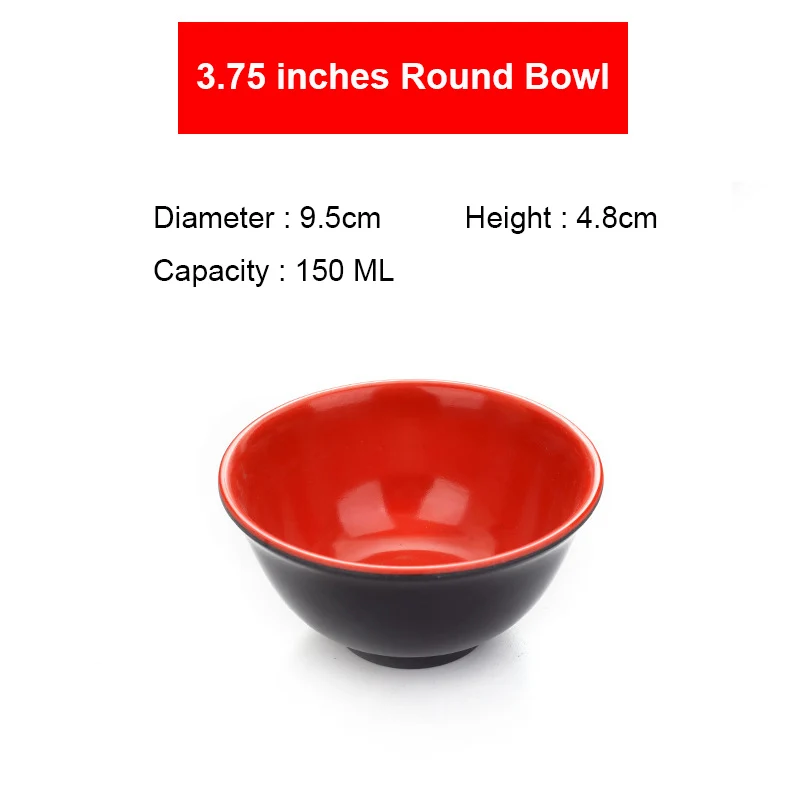 Japanese Style Soup Salad Noodle Rice Bowl Traditional Plastic ...