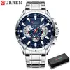 5 Silver Case Blue Dial