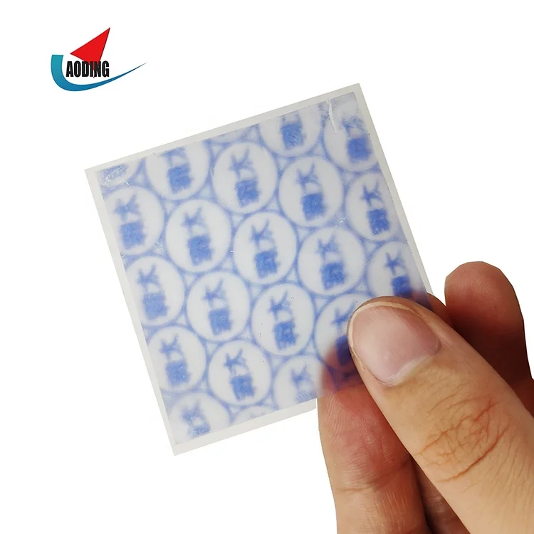 Customized Private PET 3D Motion Stickers Holographic Anti Counterfeit Label Stickers Adhesive Lenticular Security Tags