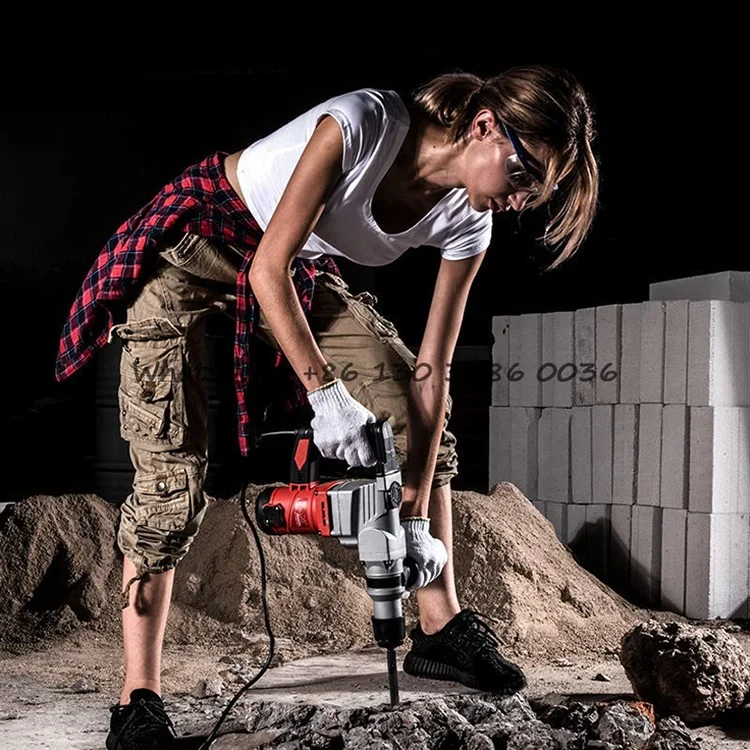 Powerful Electric Demolition Drill Lower Noise Impact