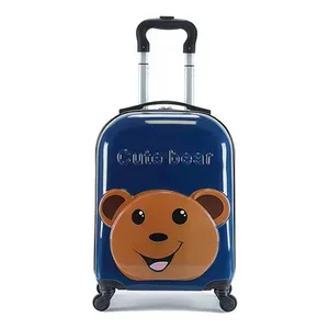 Carry on Suitcase Wholesale 18 Inch 3D Cartoon Animal Design Cute Child Travel Trolley Luggage for Kids