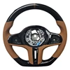 G20 No heating+Piano Black+Perforated Leather+Brown Top Stripe