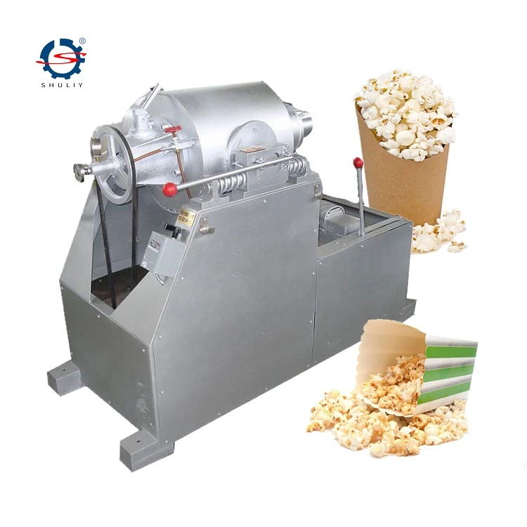 Air Flow Type Puffed Food Making Machine Buckwheat Puffed Bulking Machine Rice Steam Puffing Machine